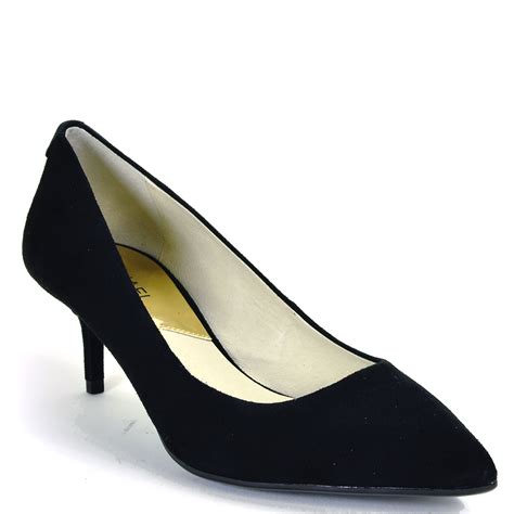 black pumps michael kors|Michael Kors kitten heel pump.